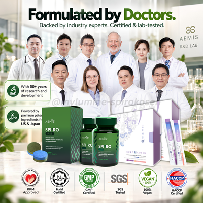 Formulated with doctors, certified and lab-tested