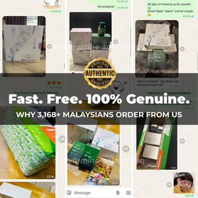 Real customers with their orders